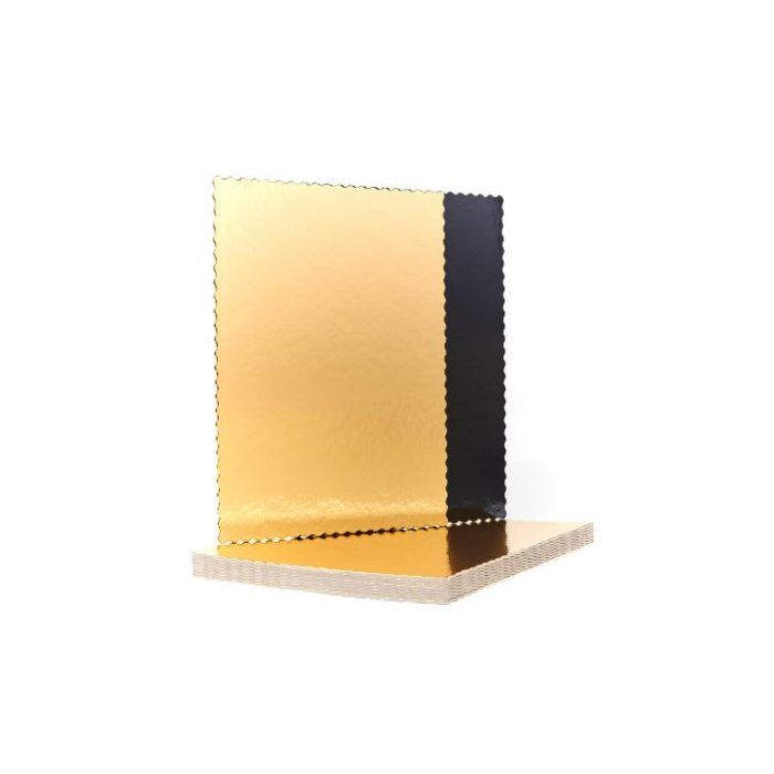 Tortaalátét 30x40 cm Black&Gold]