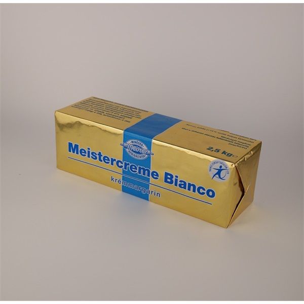 Meistercreme Bianco 80% margarin 2,5 kg]