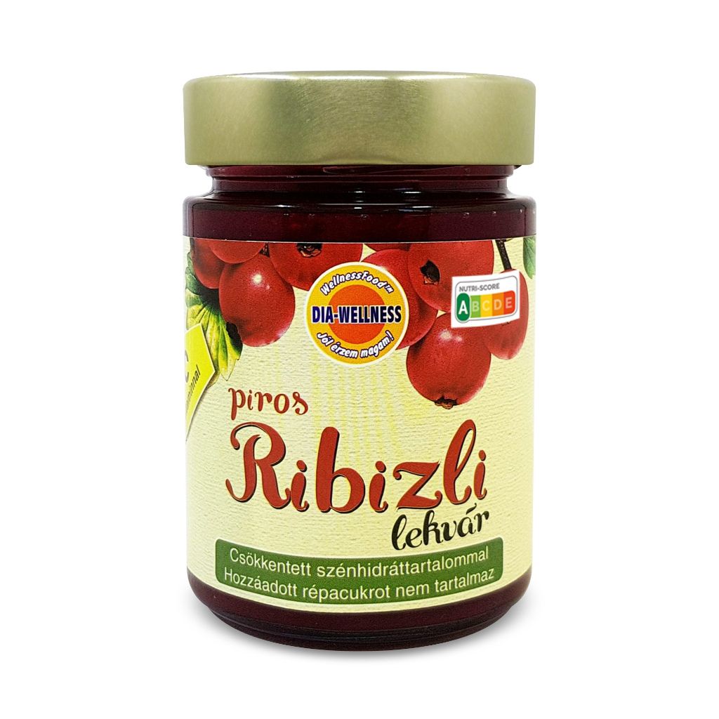 Dia-wellness pirosribizli lekvár]