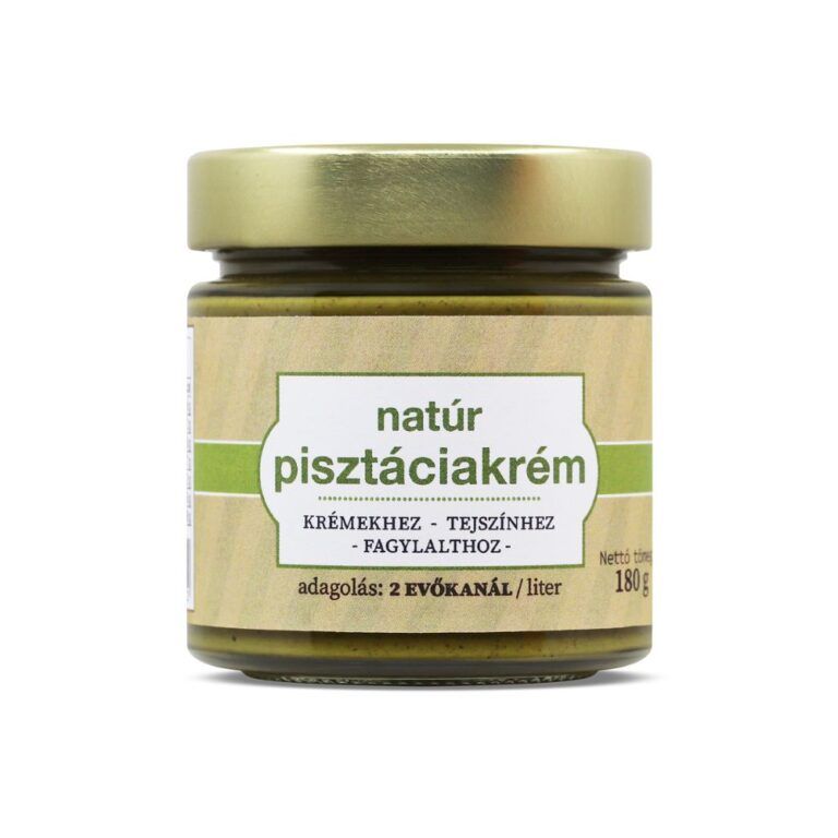 Natúr pisztácia krém 180 g]