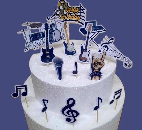 Happy Birthday zenekaros szett 15 db-os]