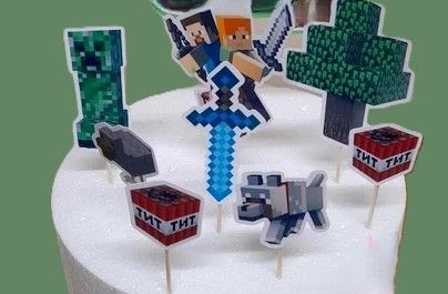 Minecraft szett 8 db-os]