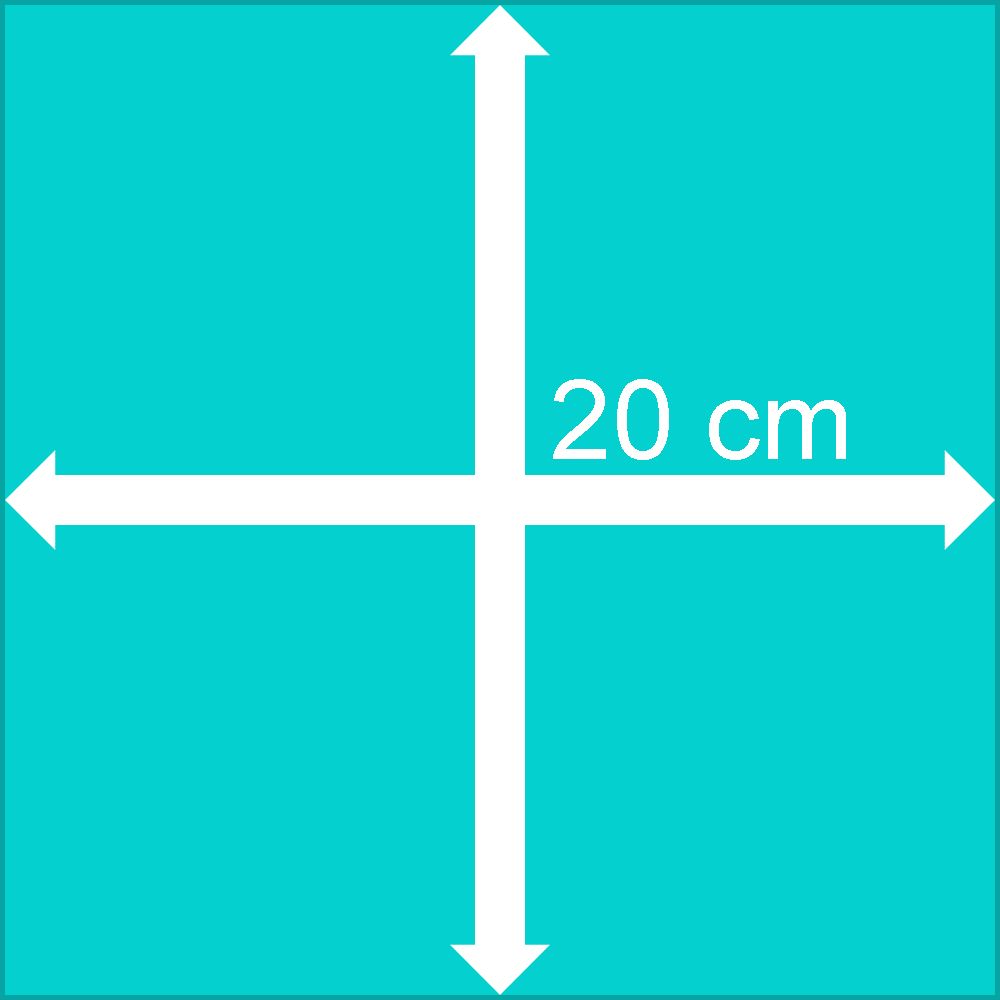 20x20 cm egyedi cukorlap]