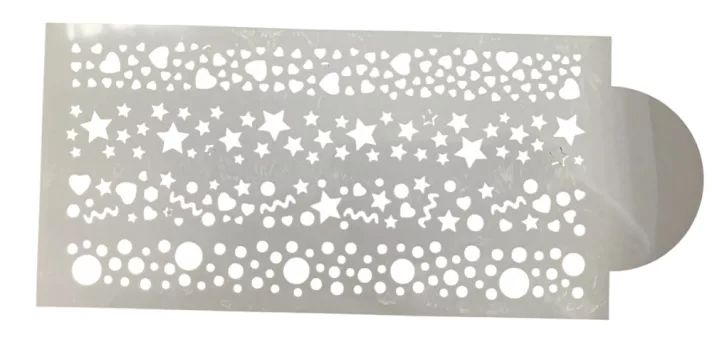 Stencil csillag minta]