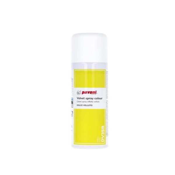 Pavoni bársony spray citromsárga]