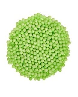 Lime zöld cukorgyöngy 7 mm]
