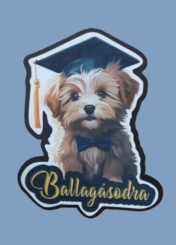 Kutyás ballagási beszúró]