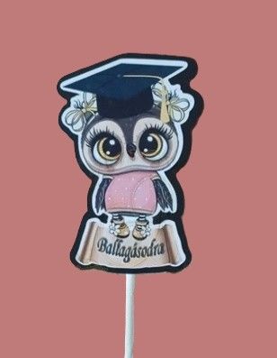 Bagoly lányos ballagási beszúró]