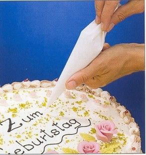 Díszítő habzsák (író), cső nélkül használható]