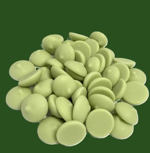 Callebaut zöld színű, lime ízű pasztilla 250 g]