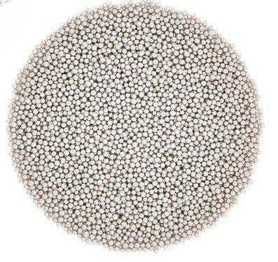 Ezüst színű, 3 mm-es cukorgyöngy 100 g]
