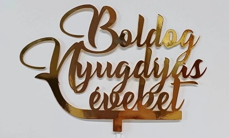 Boldog nyugdíjas éveket (arany)]