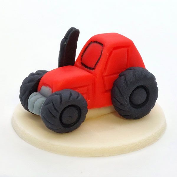 Piros traktor]