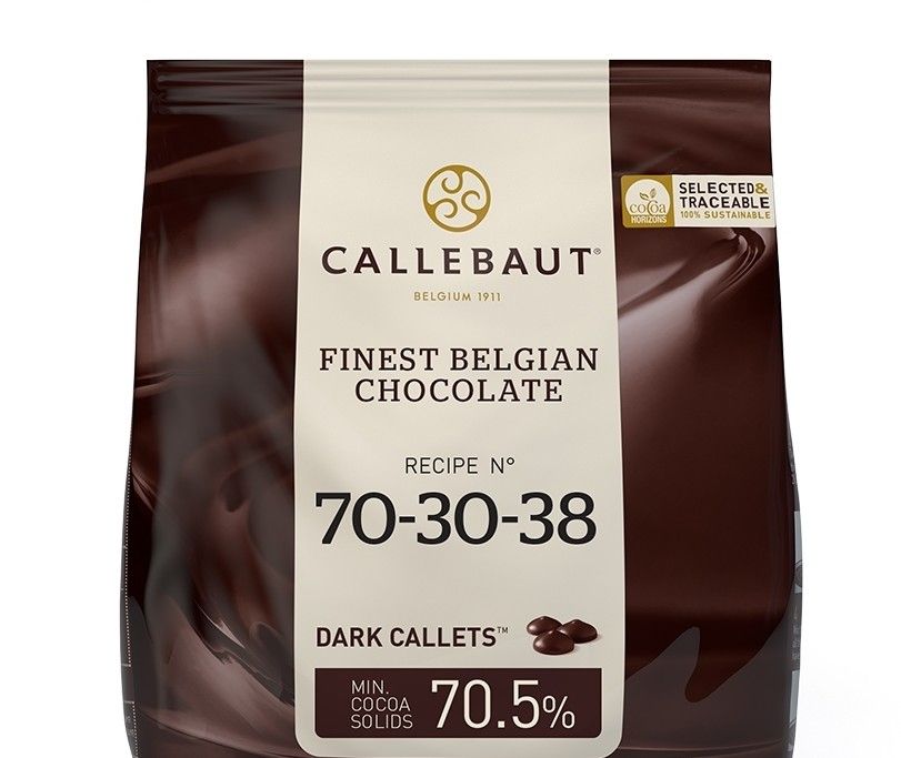 Callebaut étcsokoládé (703038NV) 70,5% pasztilla 250 g]