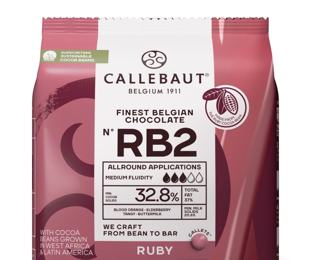 Callebaut RB2 ruby tejcsokoládé 32,8% pasztilla 200 g]