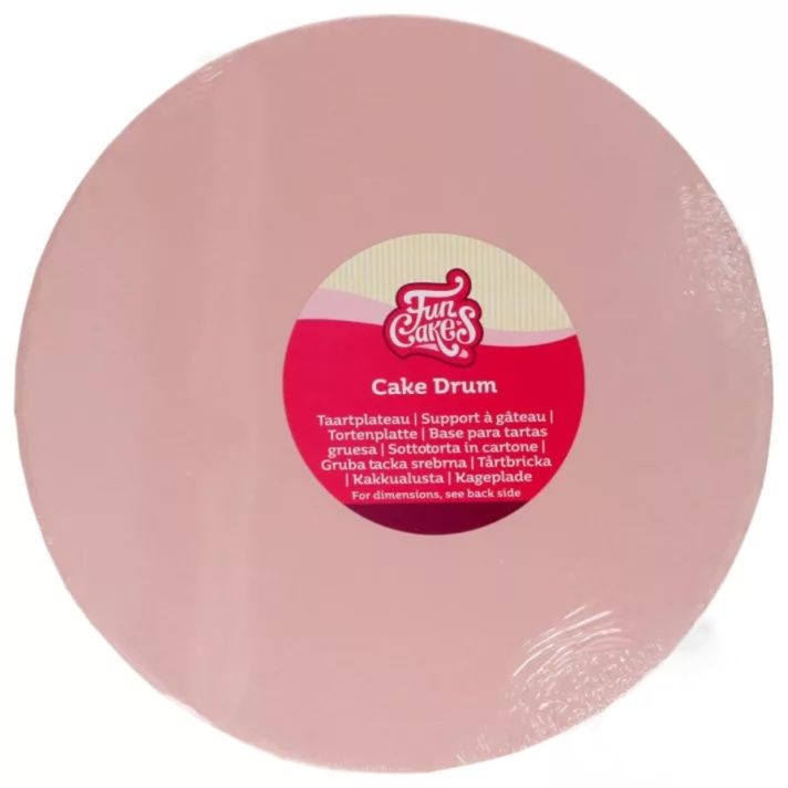 Tortadob pasztell pink 30,5 cm]