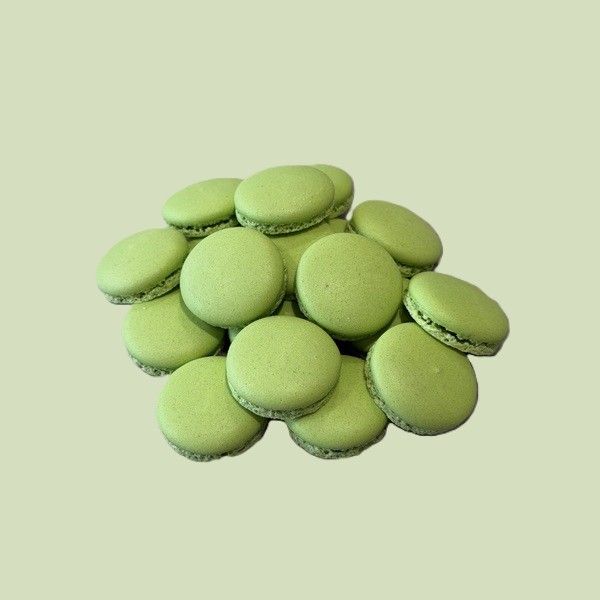 Zöld macaron héj 12 db (6 pár)]