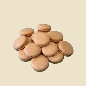 Barack macaron héj 12 db (6 pár)]