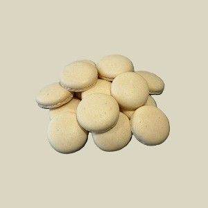 Natúr macaron héj 12 db (6 pár)]