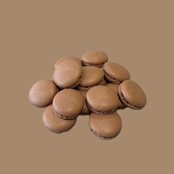 Barna macaron héj 12 db (6 pár)]
