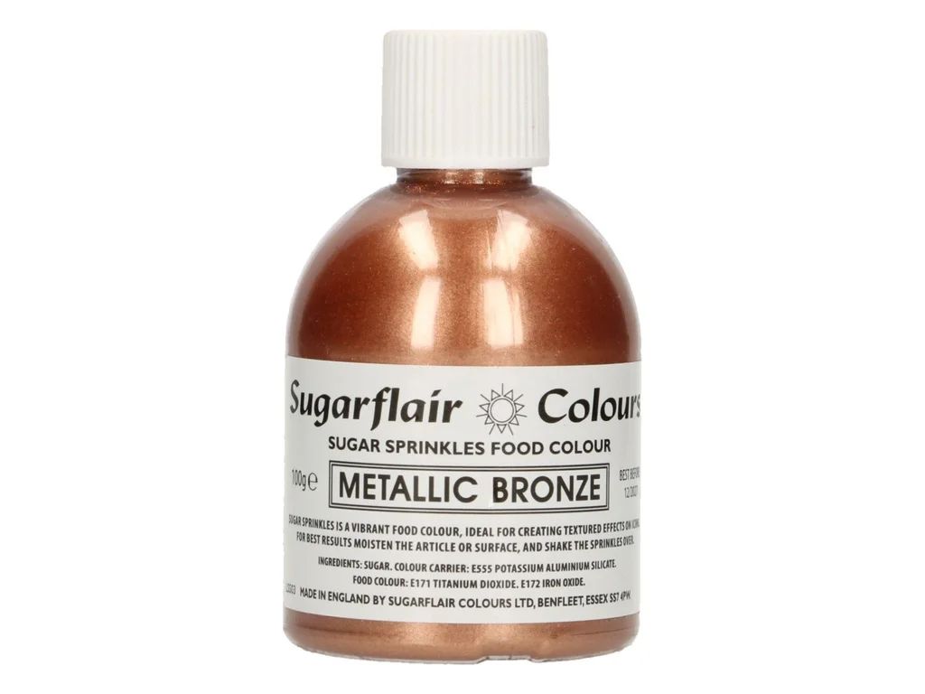Sugarflair ehető csillámpor bronz]