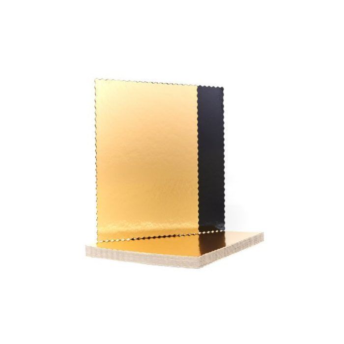 Tortaalátét 36x46 cm Black&Gold]