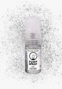 Pumpás, fényes ezüst lüszter spray (Food colours)]