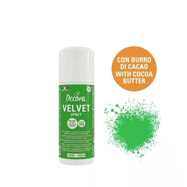 Decora zöld bársonyspray 100 ml]