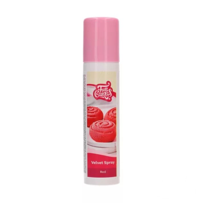 FunCakes bársony spray piros 100 ml]